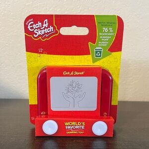 Etch A Sketch Pocket Red Drawing Toy